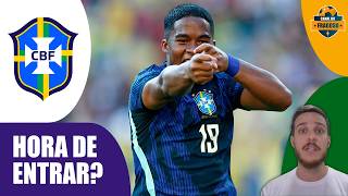 ENDRICK MERECE A CHANCE NO TIME TITULAR DO BRASIL POR TUDO O QUE JÁ FOI E É