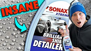 Sonax Brilliant Shine Detailer: INSANE Hydrophobics! (Must Have)