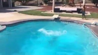 My kids swimming