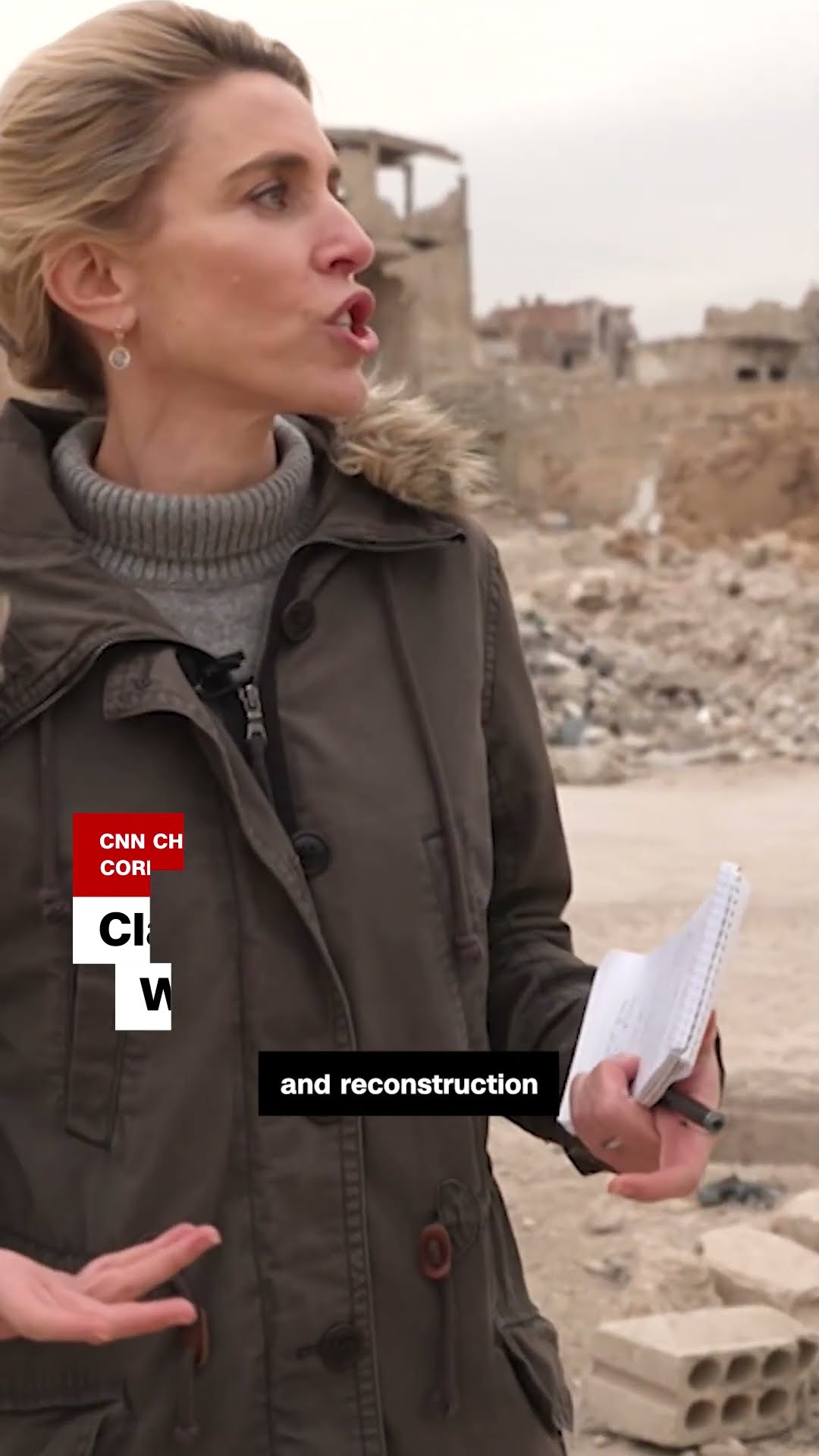 Clarissa Ward surveys $250 billion of destruction in Syria