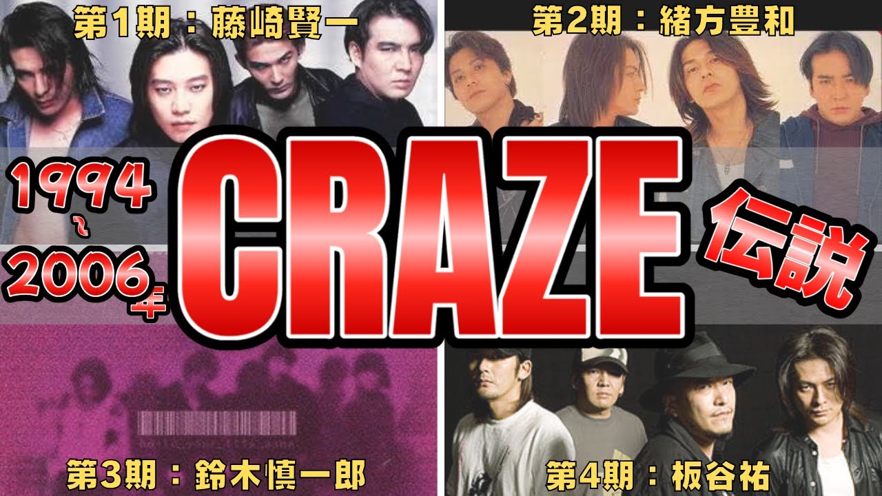 ロック伝説】CRAZE”黄金時代と終幕”のレジェンドヒストリー！瀧川一郎