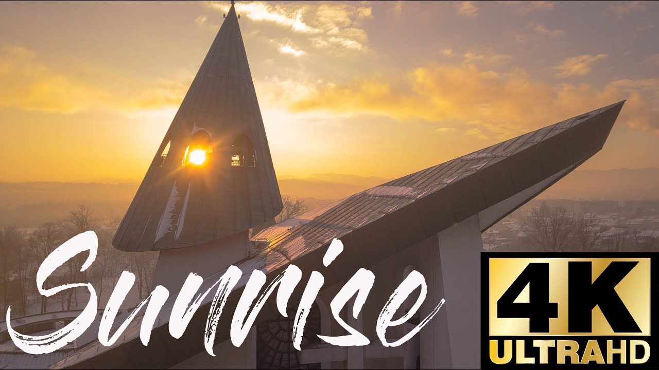 Sunrise by Mavic Pro-cinematic video [4K]