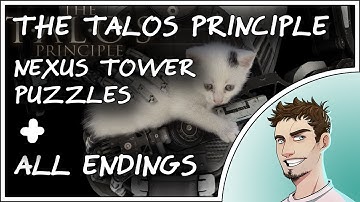 The Talos Principle - All Tower Puzzles and all Endings (Gameplay Tutorial 1080p@50fps)