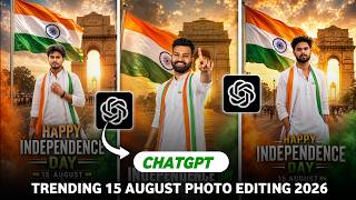 Trending 15 August Photo Editing In ChatGPT | ChatGPT Independence Day Photo Editing 2026 screenshot 5