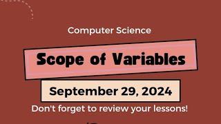 What is scope of  Variable | Global Variable VS Local Variable VS Static Variable | Type of Variable
