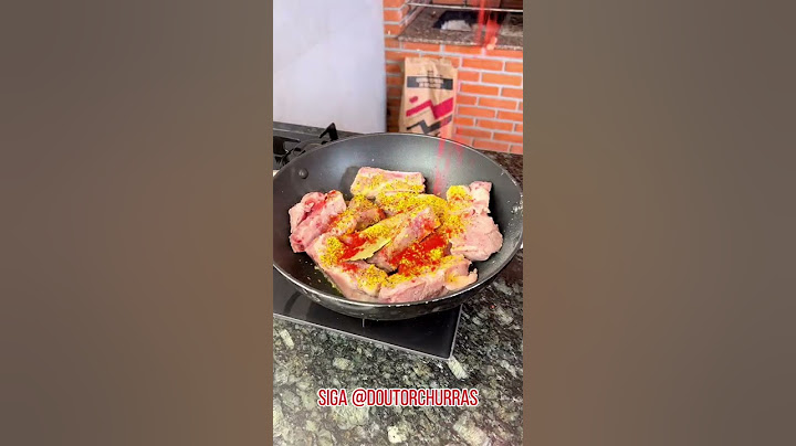 Costelinha de porco feito na panela