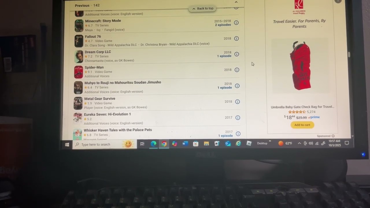 G.K. Bowes Voice Actress Movies and TV Shows Lists