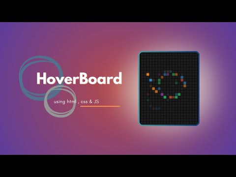 How to Create Hoverboard | using HTML CSS JAVASCRIPT | #responsivewebsite #heresthecode! #hoverboard