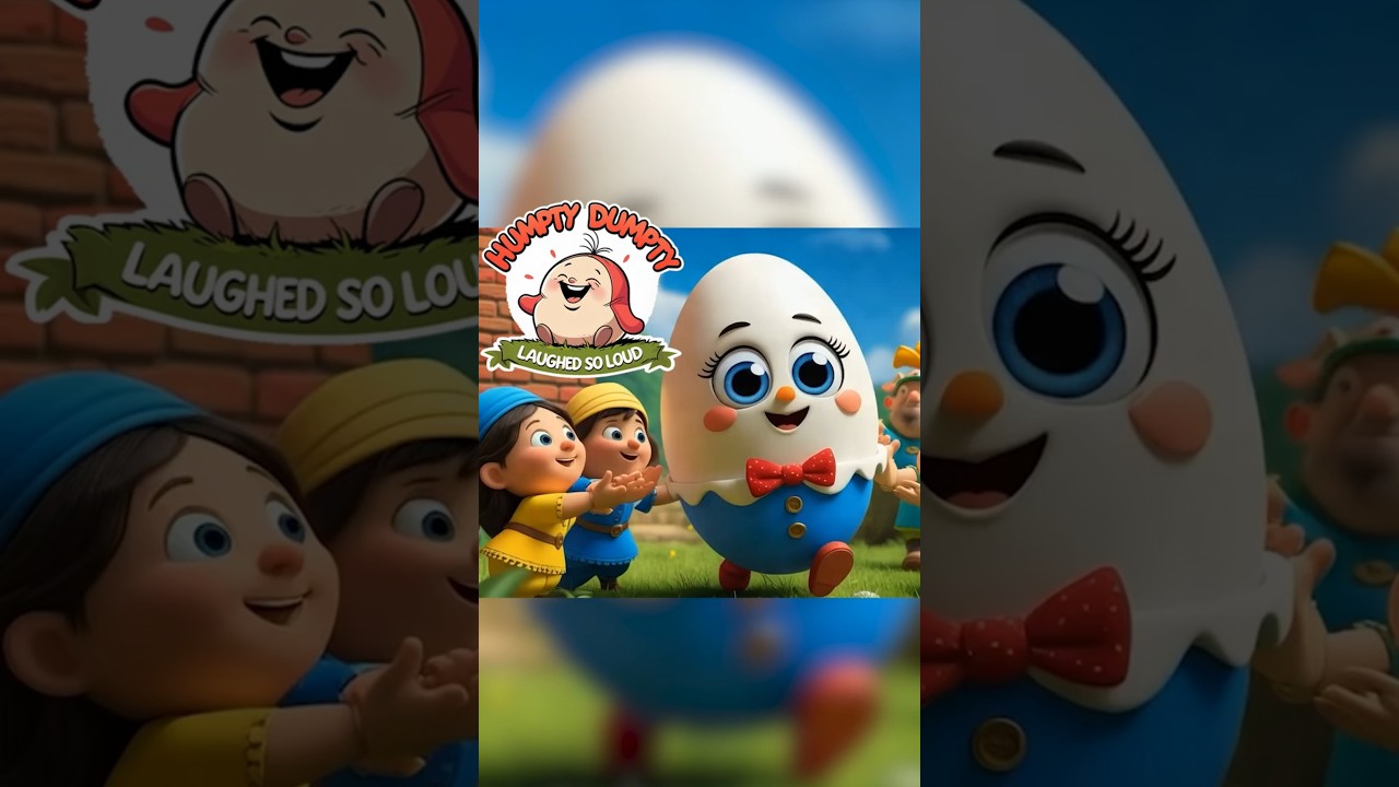 Humpty Dumpty Laughed So Loud 🎶 Funny Rhyme for Kids