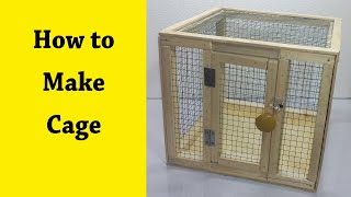 How to Make Amazing Cage for Bird - Amazing Cage for Parrot - Make wooden cage