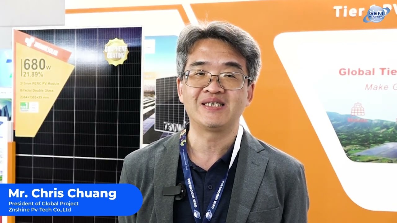 ZNShine – Mr. Chris Chuang, President of Global Project of ZNShine PV-Tech Co., Ltd