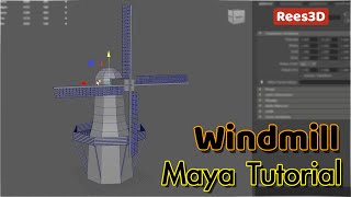 WindMill 3D Model | Maya Modeling Tutorial for All Levels