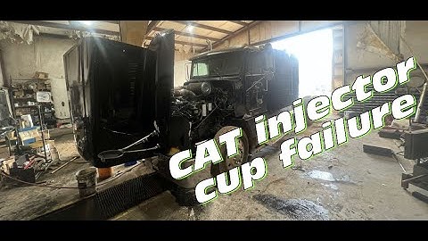 3406 Cat injector cup replacement