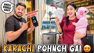 AREEB KO GHAR CHOR K KARACHI AGAYE 😱✈️ | Sath Jany Sy Inkar Ker Dea 😡 | 2 Bar Flight Miss Ker De 😨