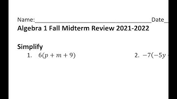 A1 Midterm Review 2021(#1-13)
