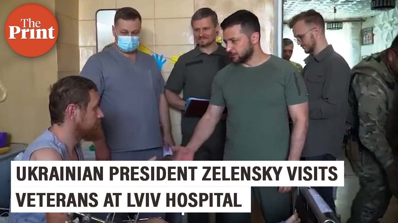 zelensky visits hospital