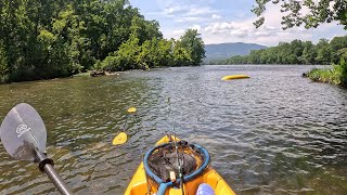 Smallmouth Fishing 13 miles on the Shenandoah River with 3 Friends