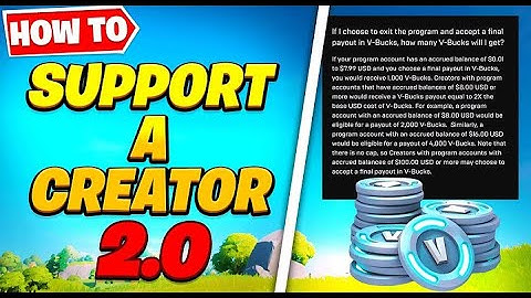 Support a creator program 2.0 EXPLAINED