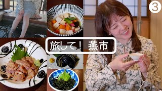 【旅して！燕市3】/芦川玲一　道の駅でアウトドア！足湯！燕三条駅前の最強居酒屋！　[4K]　新潟県