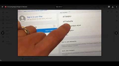 SPANISH Connecting Kajeet Hotspot to iPad