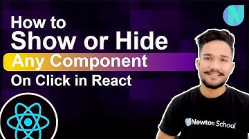 How to Show or hide another component on Click in React