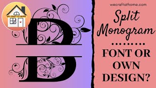 Famous Split Monogram Wealth