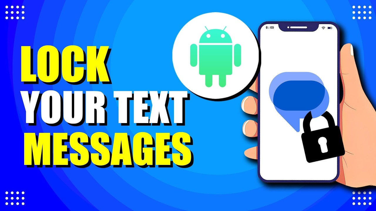 How To Lock Your Text Messages On Android (Quick Guide) - YouTube