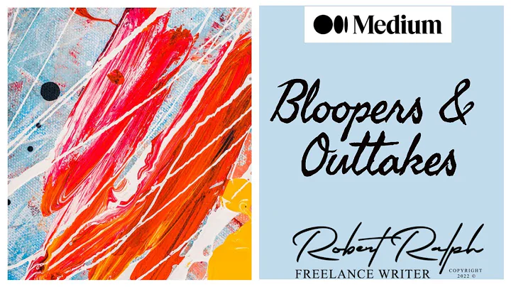 Medium Is The Best Platform Bloopers