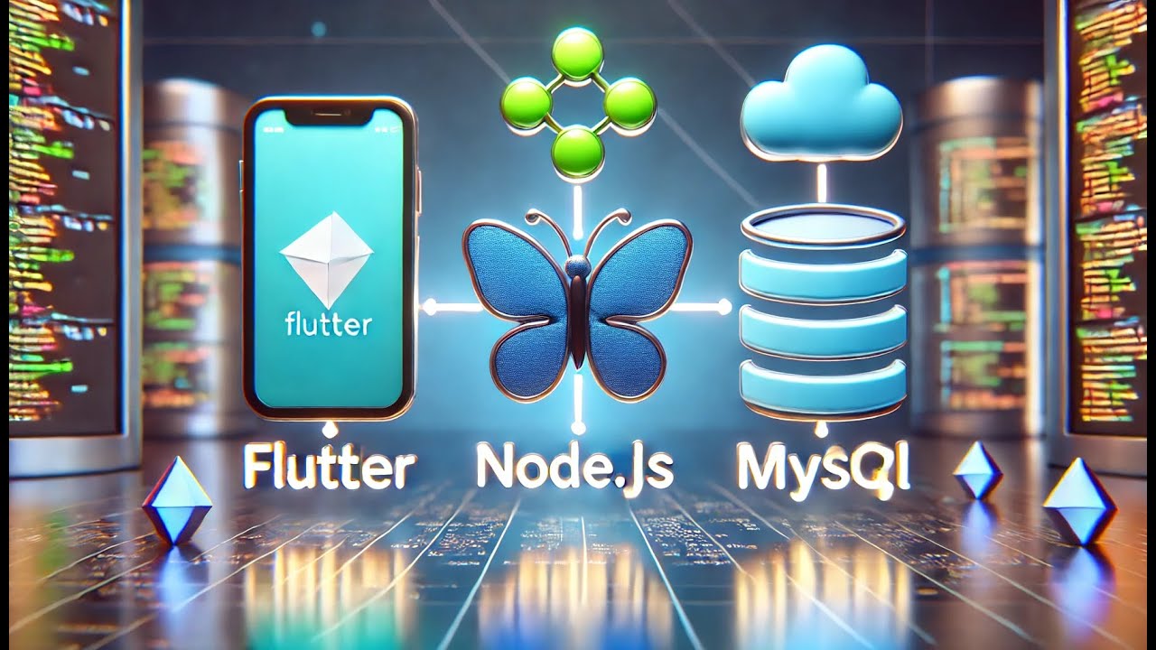 Connecter Flutter à Node.js et MySQL - YouTube