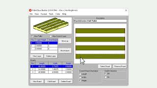 How to create a new pallet using Cape Pack, and visualizing it in 3d using ArtiosCAD