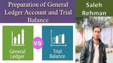 Financial Accounting: Preparation of General Ledger Account and Trial Balance (Urdu-Hindi)