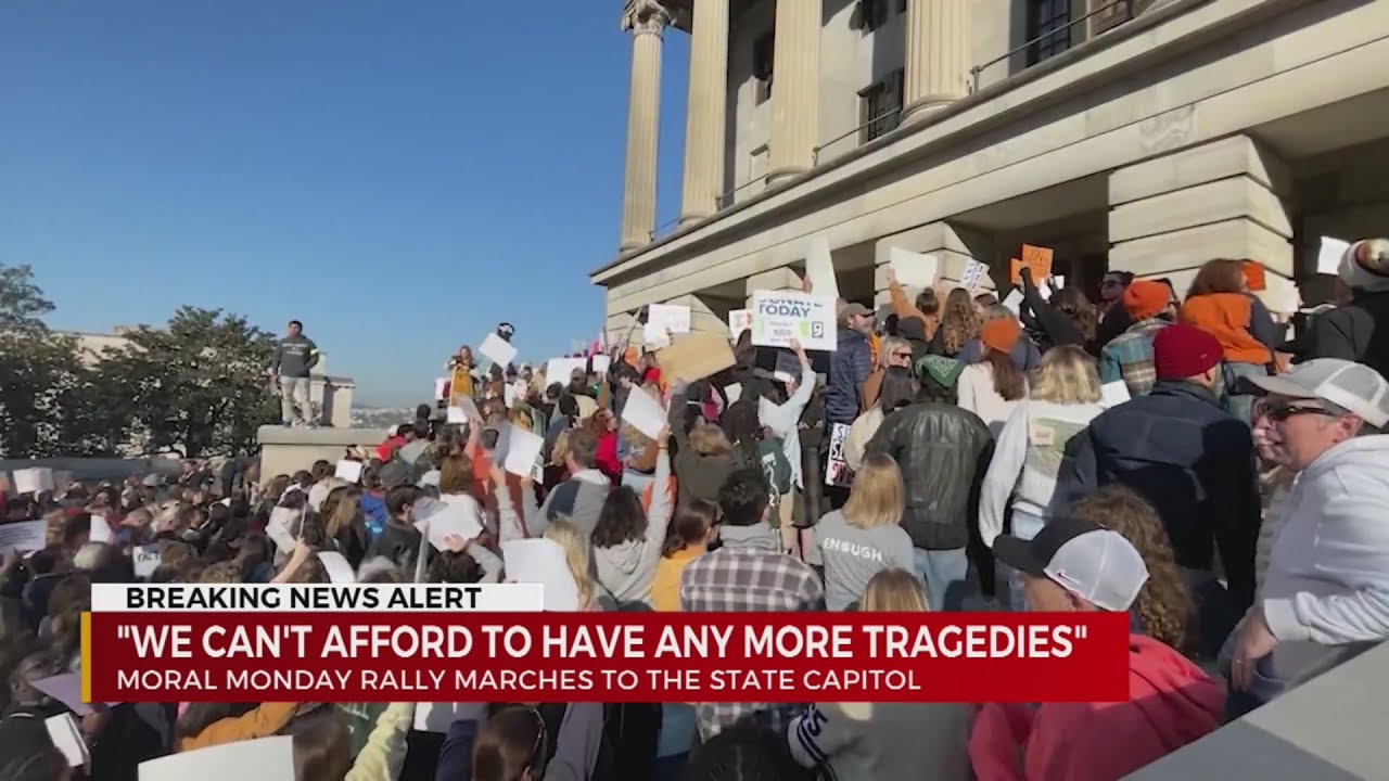 Moral Monday rally marches to TN State Capitol YouTube