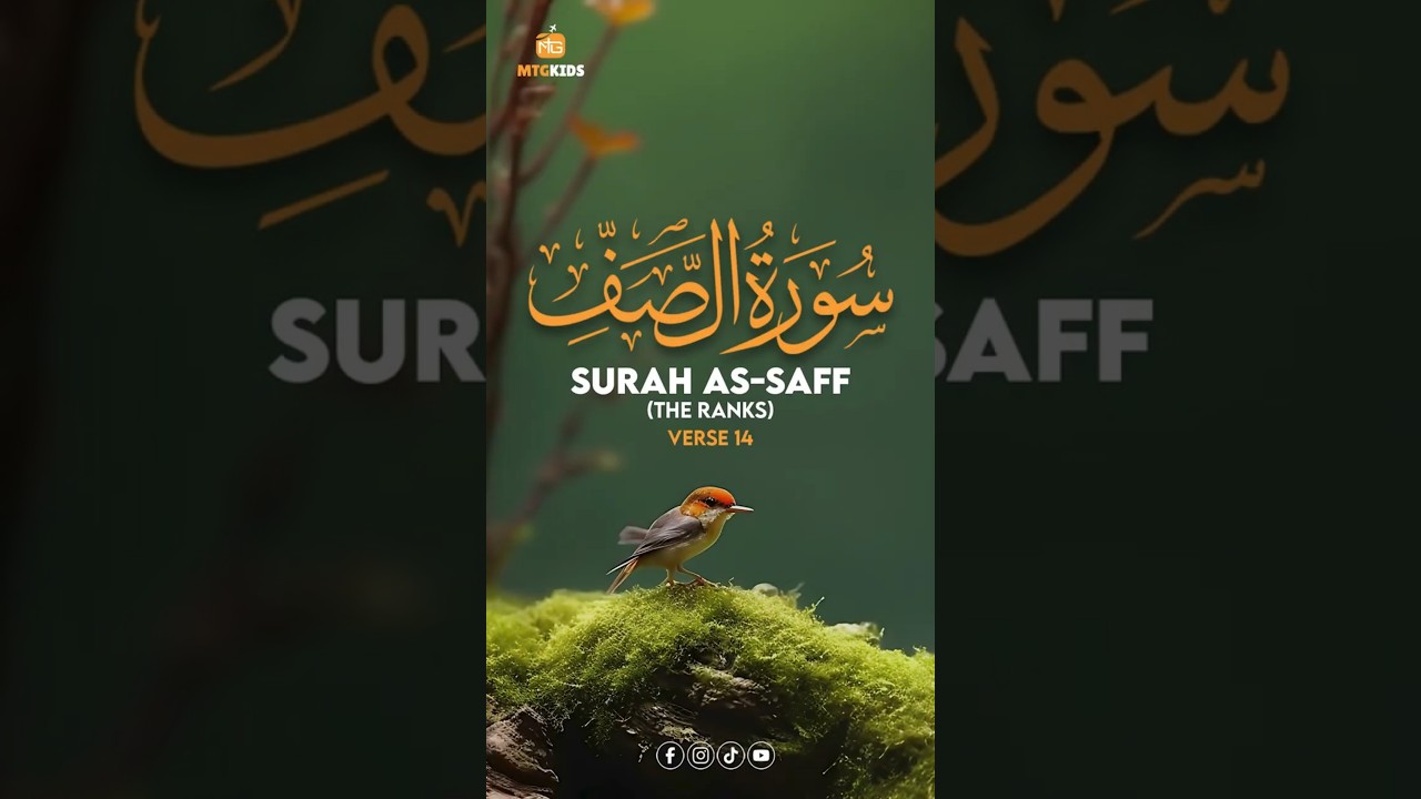 As-Saff (The Ranks)  سُورَة ٱلصَّفّ  Verse 14 - Unity in Faith