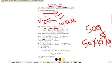 Figure shows plot of force  magnitude vs time during the collision of a 50g  ball with wall. The