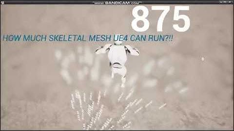 UE4 PERFORMANCE SKELETAL MESH  [optimization]