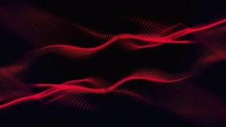 Red Wave Wireframe Stock Motion Graphics