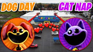 Drone Catches DOGDAY & CATNAP FROM POPPY PLAYTIME AT HAUNTED TOY FACTORY!! (WE FOUND THEM)