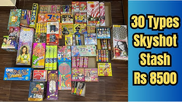 Unboxing different types of skyshot | Skyshot stash testing #diwali2025 #diwalistash2025 #diwali #yt