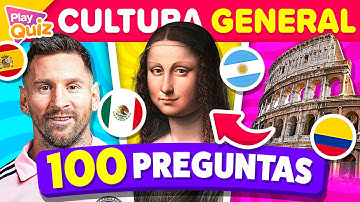 100 Preguntas de Cultura general 🌎 #2 ¿Cuánto Sabes? 🤓 Play Quiz de Cultura | Preguntas y Respuestas