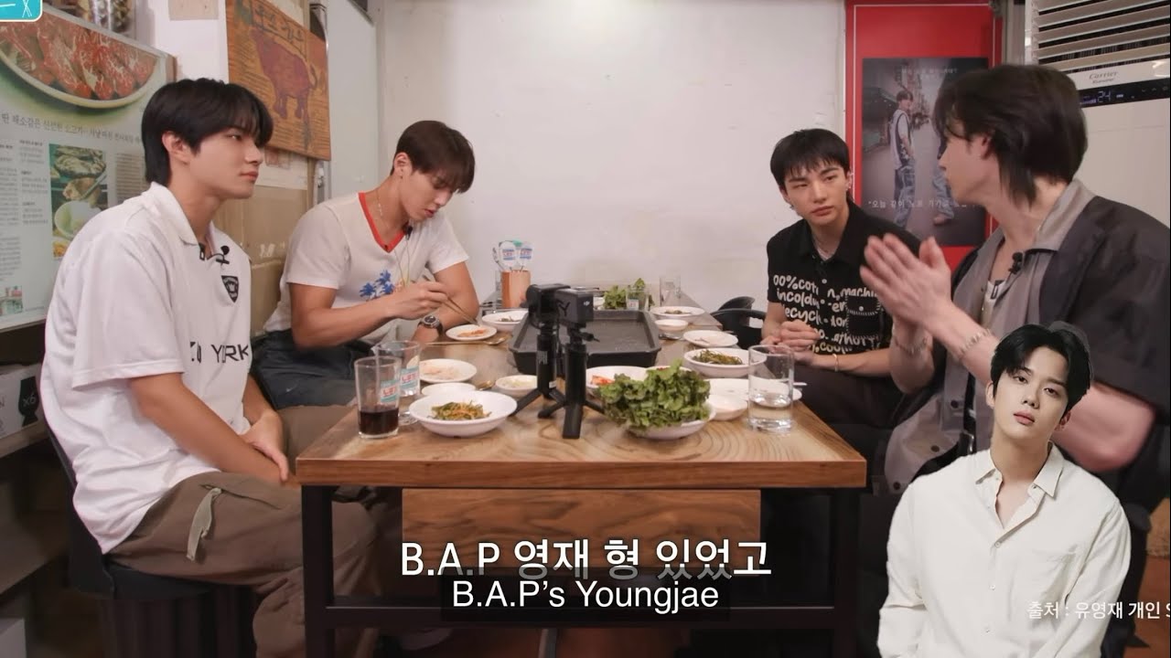 Stray Kids BangChan mentioned B.A.P Youngjae as a hyung he used to live with / another SKZBAP crumbs