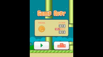 How to get a 313 highscore with Flappy Bird trick!!!