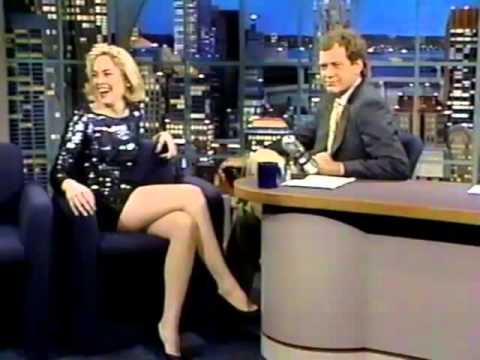 Sharon Stone on Late Night (1992)