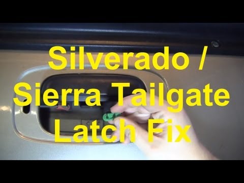 how-to-fix-a-stuck-tailgate-latch-on-a-silverado-/-sierra