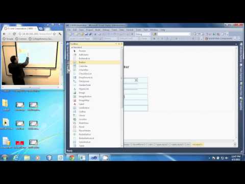 PRG 310 - Visual Studio 2010 - Add a Button to a Web Form