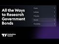 Research Government Bonds on TradingView: Tutorial