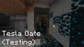 Tesla Gate Testing Footage - SCP: Security Systems 2.0.0 [Minecraft Bedrock 1.20.50]