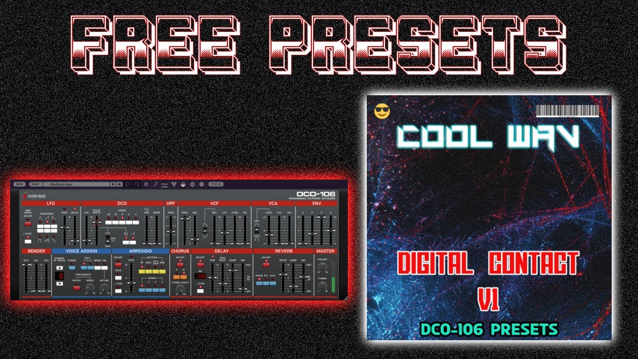 Free Cherry Audio DCO106 Presets [Cool WAV Digital Contact V1] YouTube