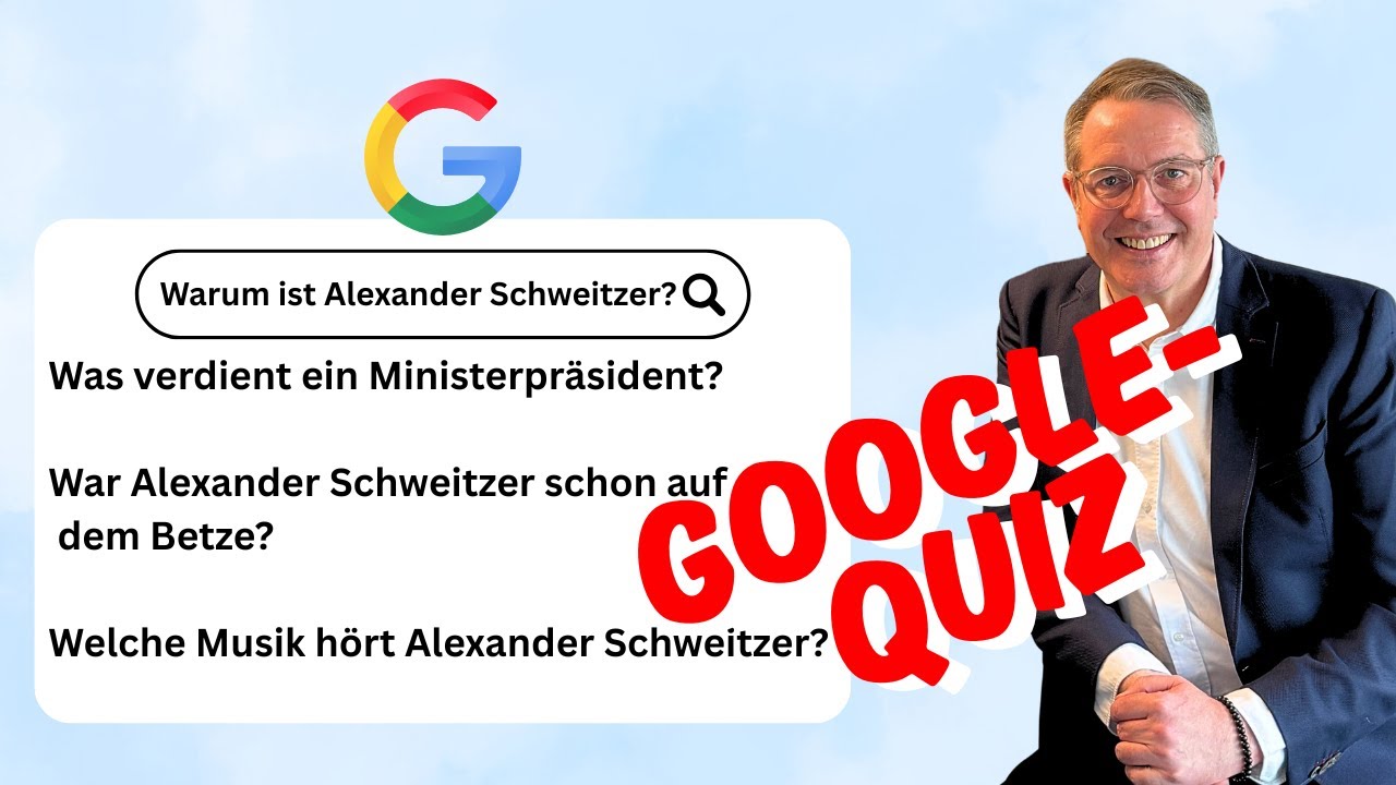 Google Quiz mit Alexander Schweizer