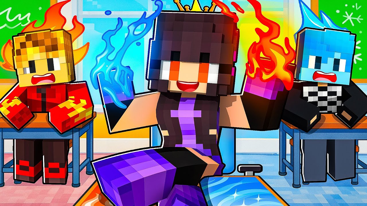 Gökçe ELEMEN OKULUNU Ele Geçirdi  - Minecraft