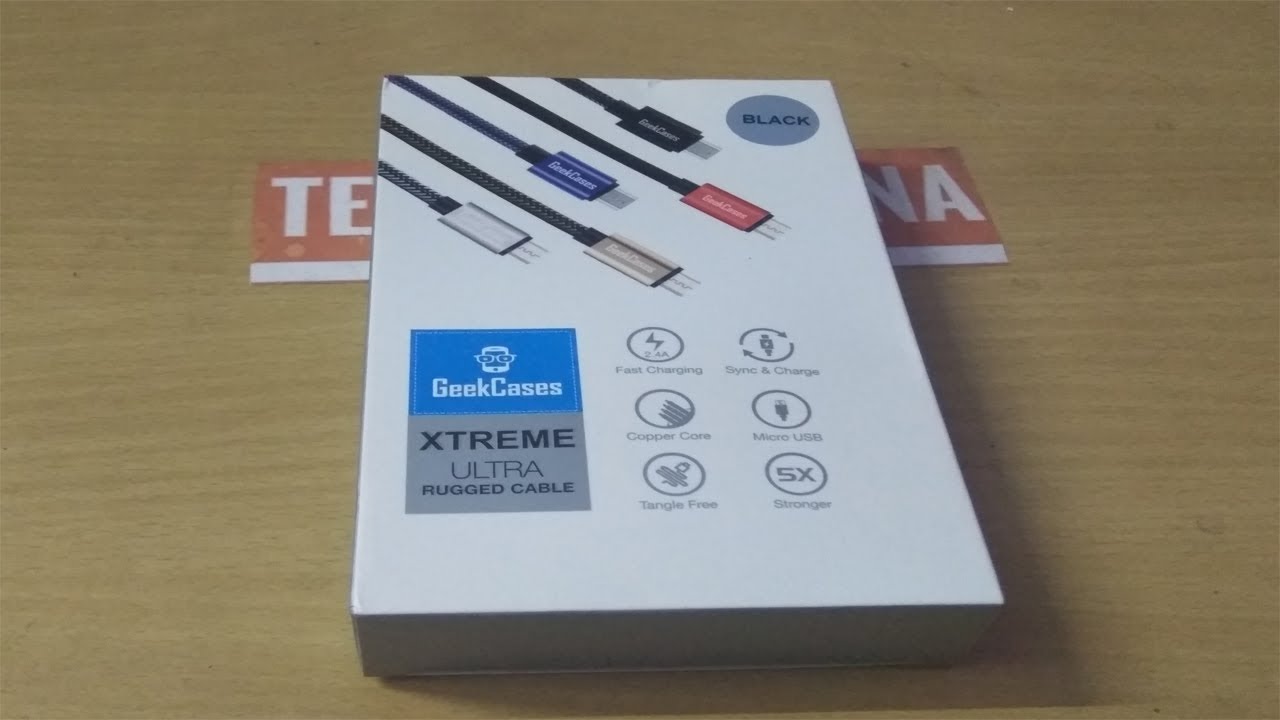 GeekCases Xtreme Ultra Rugged cable Unboxing
